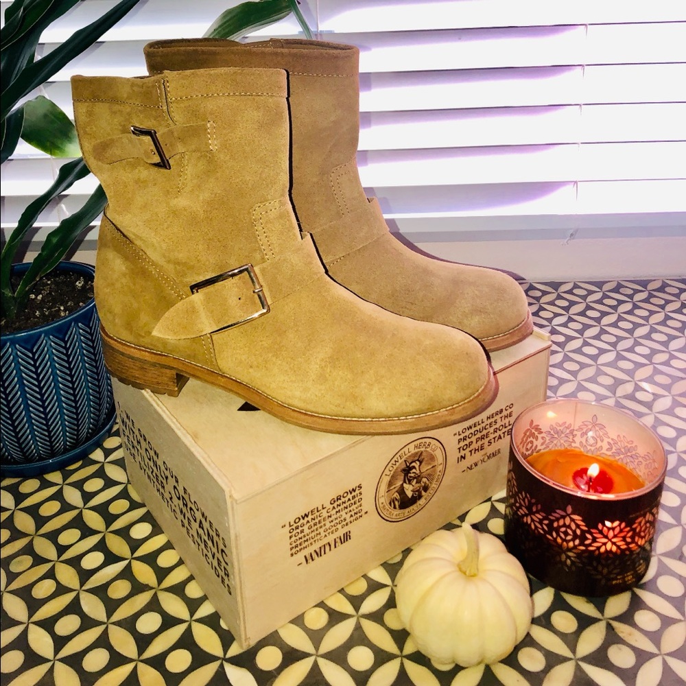 NWOT Jimmy CHOO biker boots